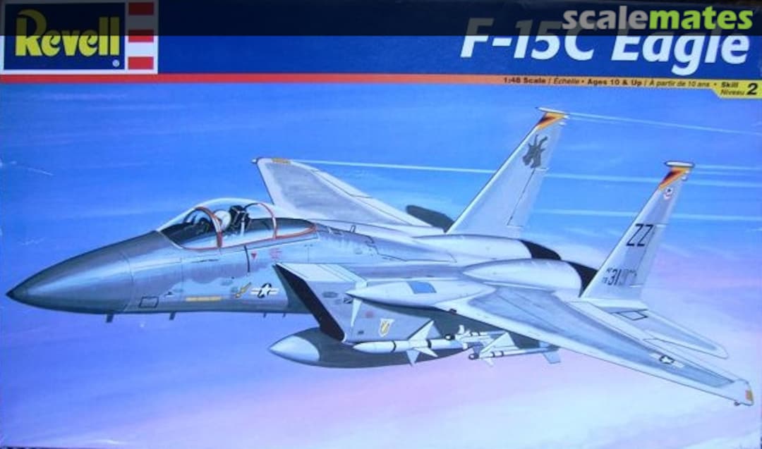 Boxart F-15C Eagle 85-5823 Revell Boxart F-15C Eagle 85-5823 Revell
