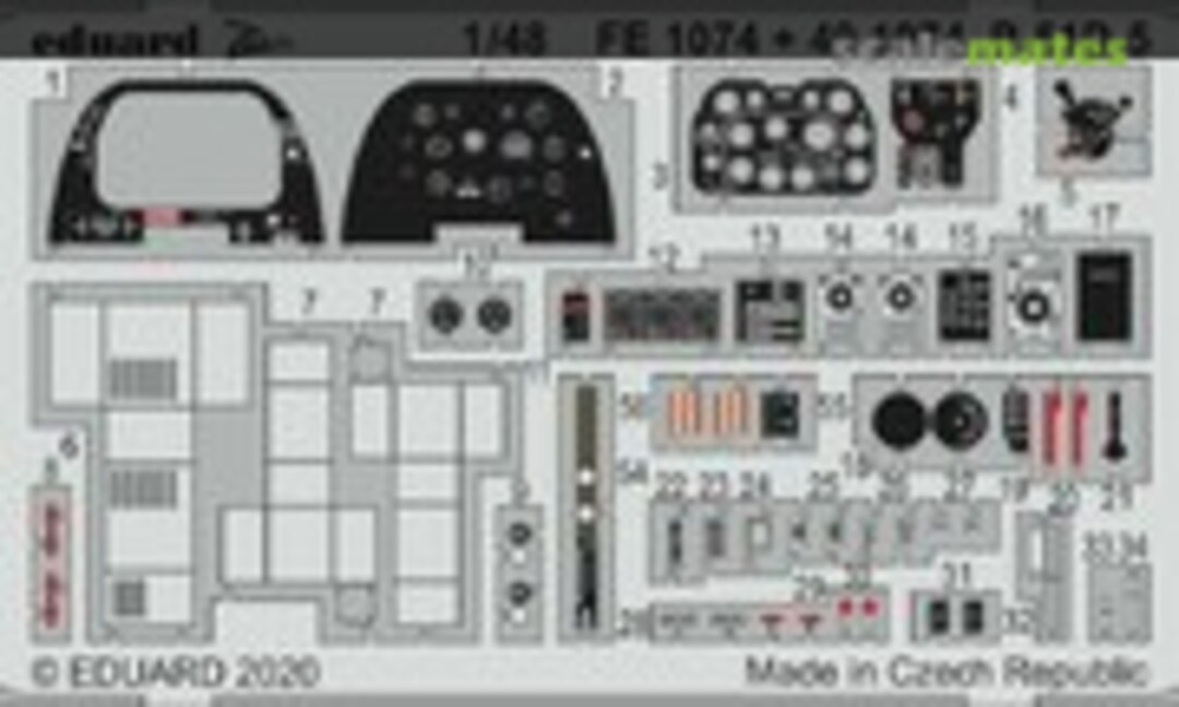 1:48 P-51D-5 interior (Eduard 491074) 491074