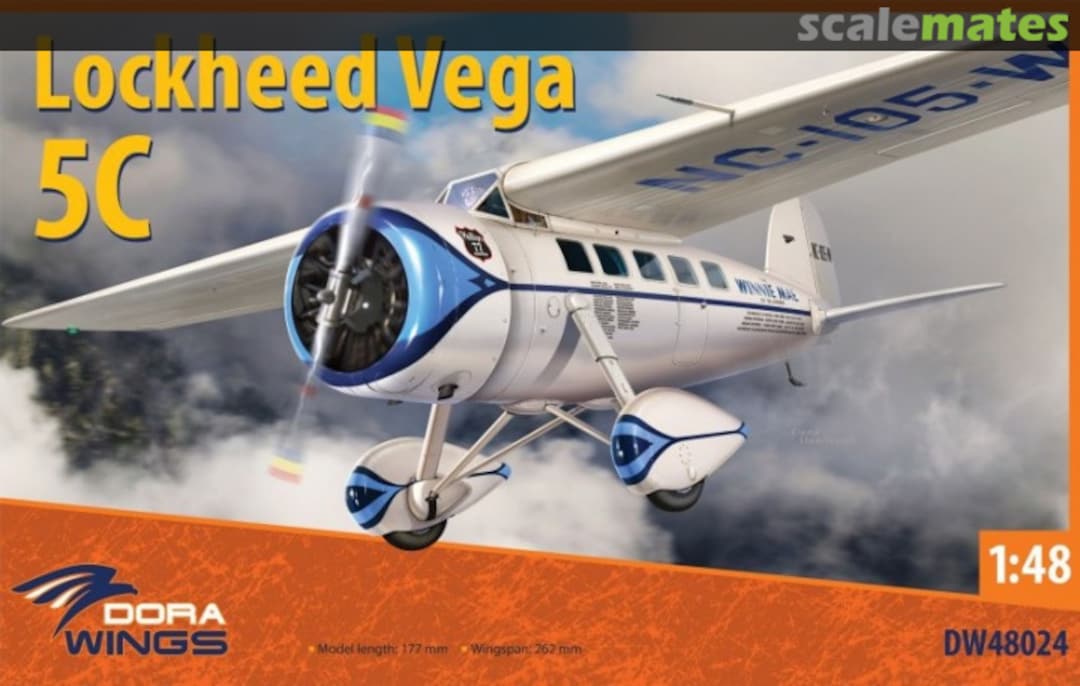 Boxart Lockheed Vega 5C DW48024 Dora Wings Boxart Lockheed Vega 5C DW48024 Dora Wings