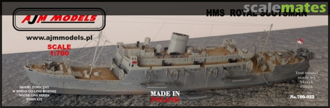 Boxart HMS Royal Scotsman 700-022 AJM Models Boxart HMS Royal Scotsman 700-022 AJM Models