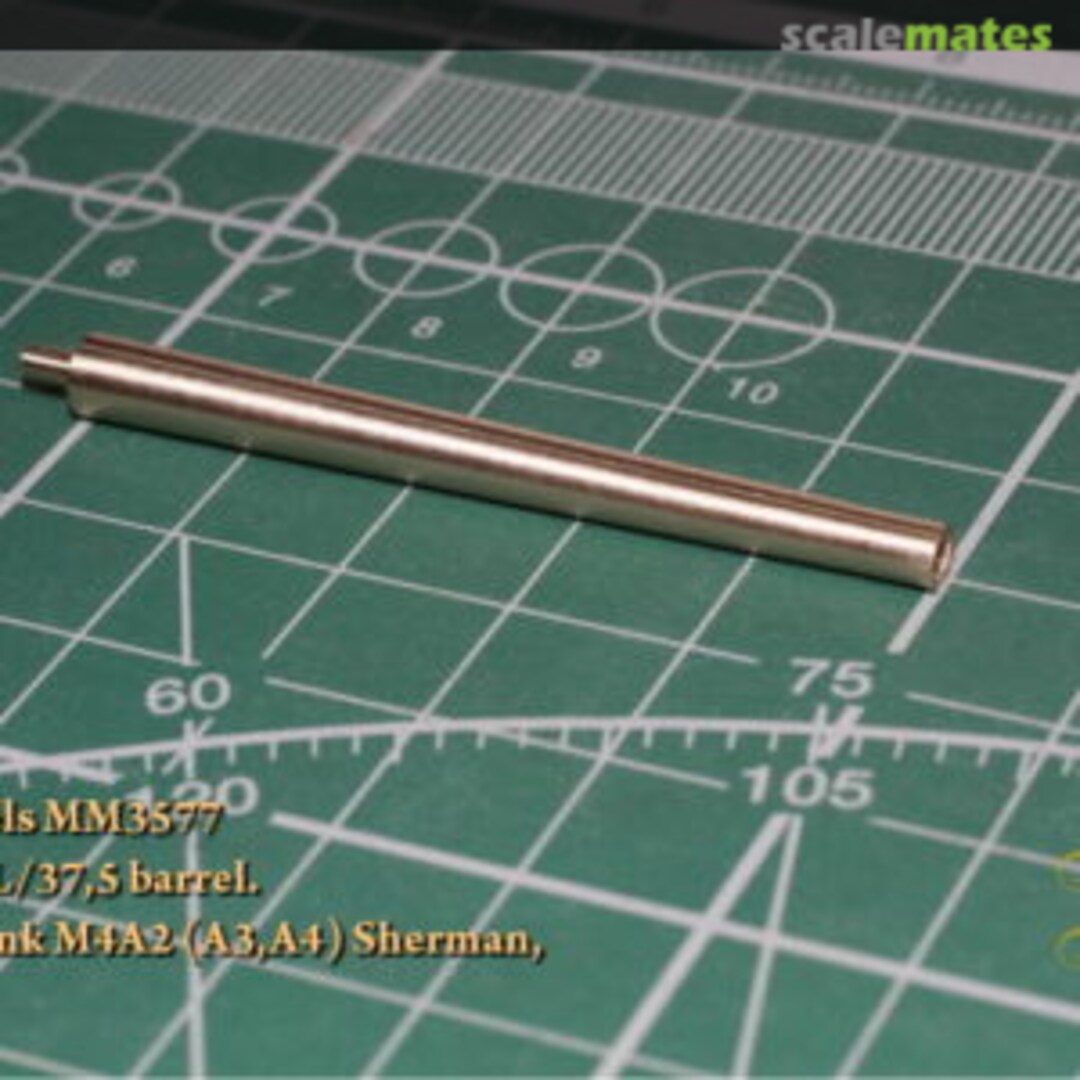Boxart 75 mm M3 L/37,5 barrel. MM3577 Magic Models Boxart 75 mm M3 L/37,5 barrel. MM3577 Magic Models