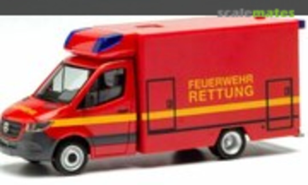 1:87 Mercedes-Benz Sprinter Fahrtec RTW Fire Brigade (Herpa 095037)