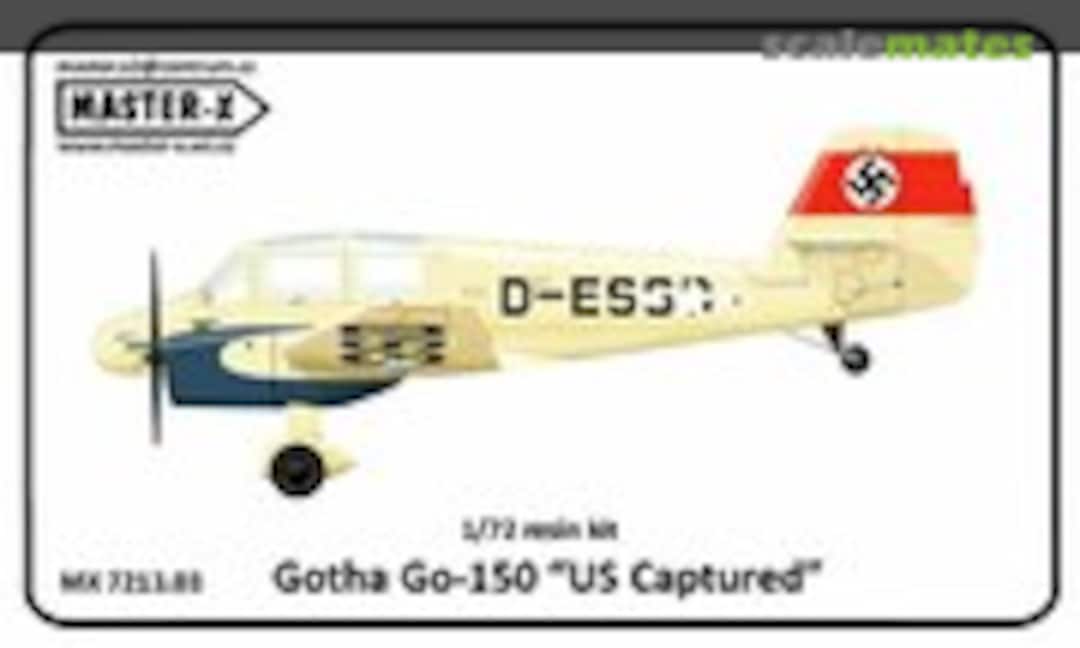 1:72 Gotha Go-150 &quot;D-ESSD&quot; US Captured (Master-X MX7213.03)