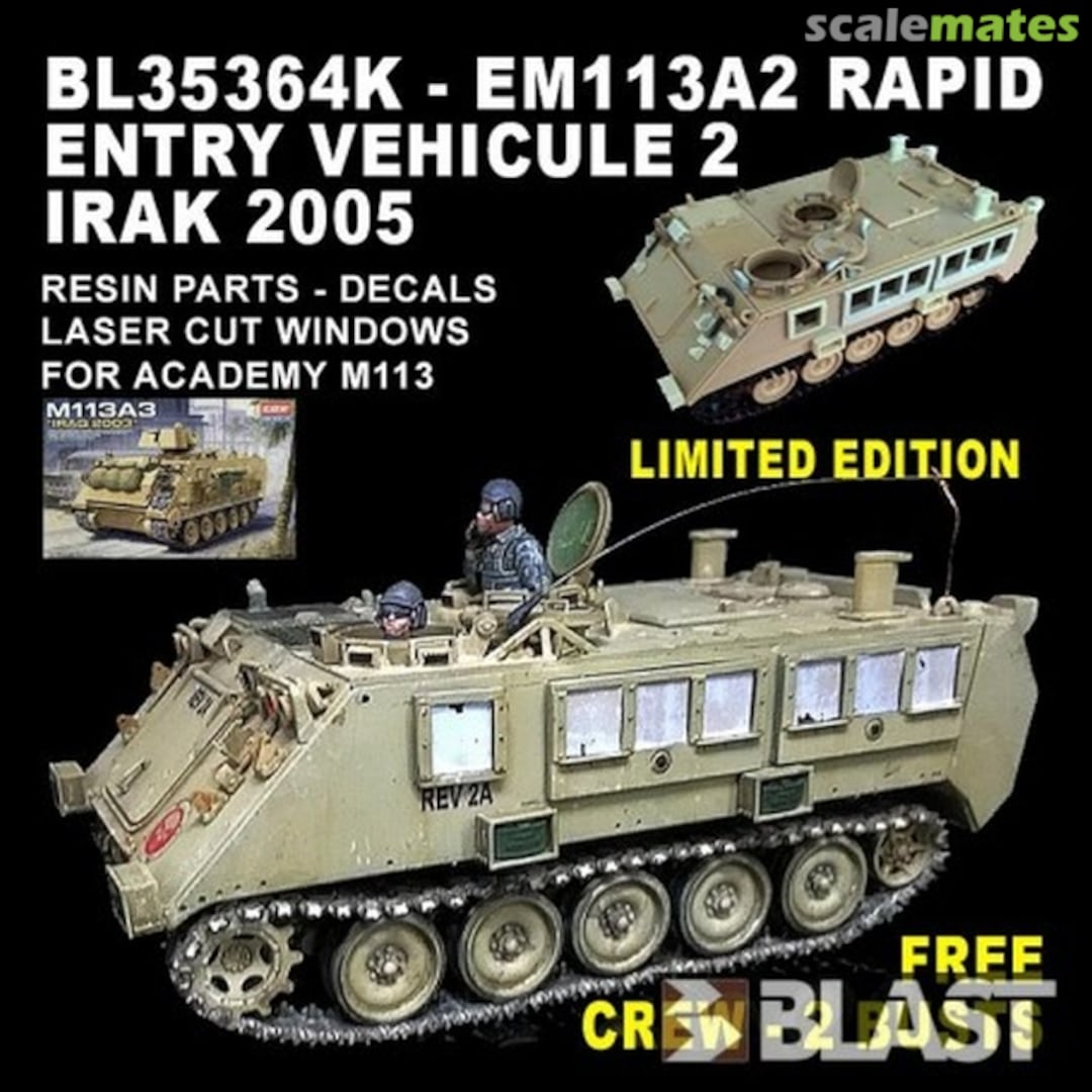 Boxart EM113A2 Rapid Entry Vehicle 2 - Rev2 Iraq 2005 BL35364K Blast Models Boxart EM113A2 Rapid Entry Vehicle 2 - Rev2 Iraq 2005 BL35364K Blast Models