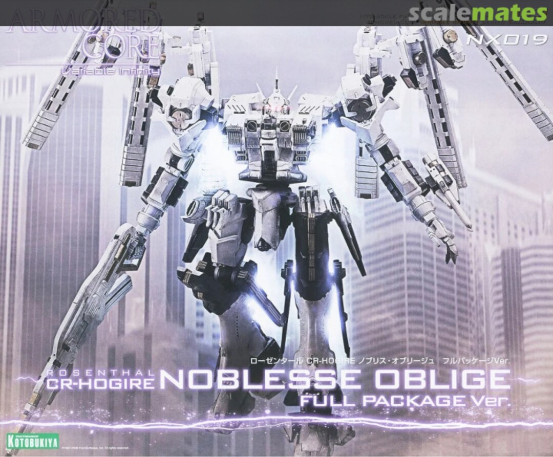 Boxart Rosenthal CR-Hogire Noblesse Oblige Full Package Ver. VI086 Kotobukiya Boxart Rosenthal CR-Hogire Noblesse Oblige Full Package Ver. VI086 Kotobukiya