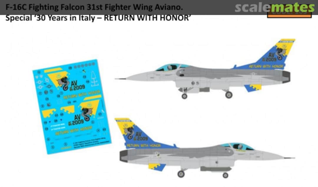 Boxart F-16C 31th FW Aviano DMSC-48163 DM Special Color Boxart F-16C 31th FW Aviano DMSC-48163 DM Special Color