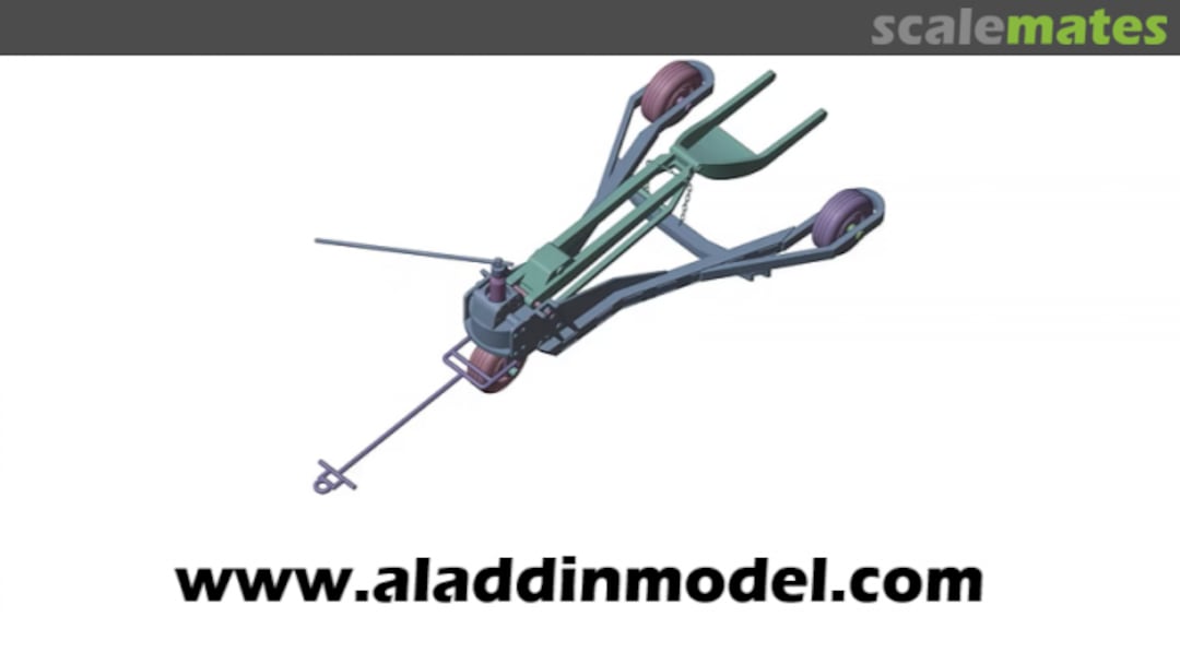 Boxart Luftwaffe Bomb Trolley 30007 Aladdin Model