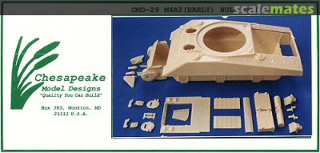 Boxart M4A2 Early Hull Conversion CMD-29 Chesapeake Model Designs
