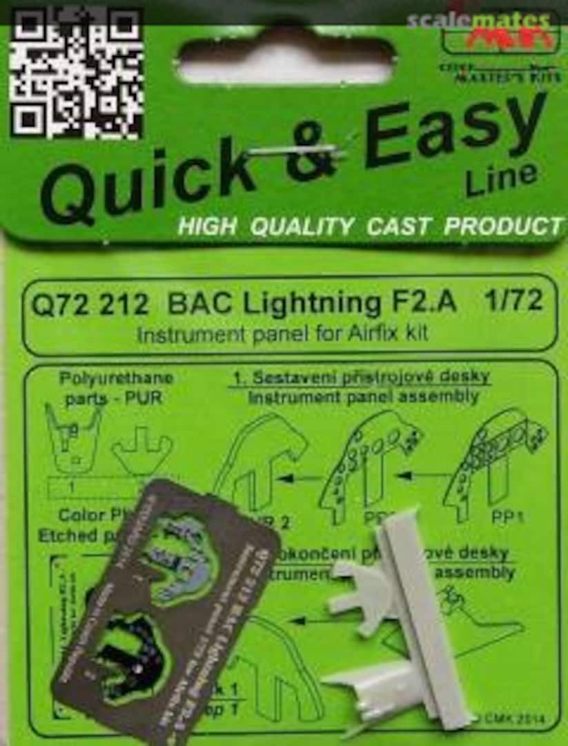 Boxart BAC Lightning F2.A Instrument panel Q72212 CMK Boxart BAC Lightning F2.A Instrument panel Q72212 CMK