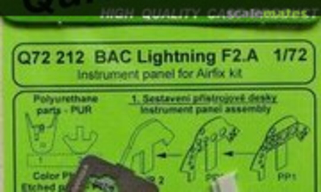 1:72 BAC Lightning F2.A Instrument panel (CMK Q72212) Q72212