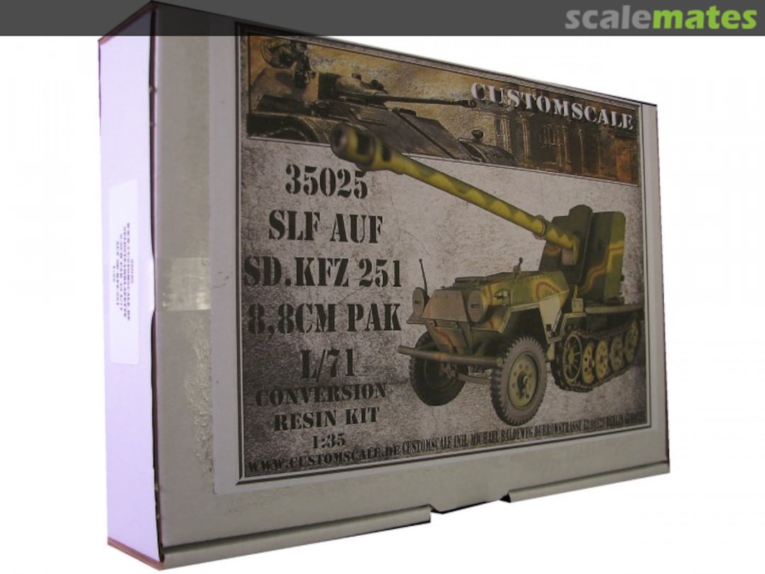 Boxart SLF auf Sd.Kfz.251 8,8cm PaK L/71 35025 Custom-Scale Boxart SLF auf Sd.Kfz.251 8,8cm PaK L/71 35025 Custom-Scale