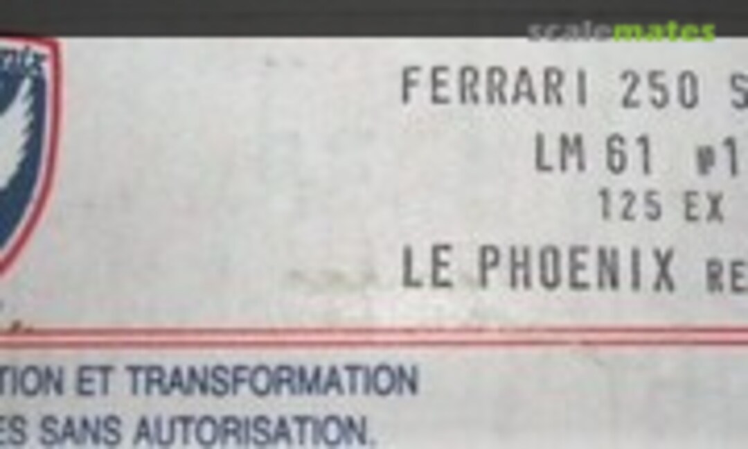 1:43 Ferrari 250 GT SWB #2129GT (Le Phoenix 3.5)
