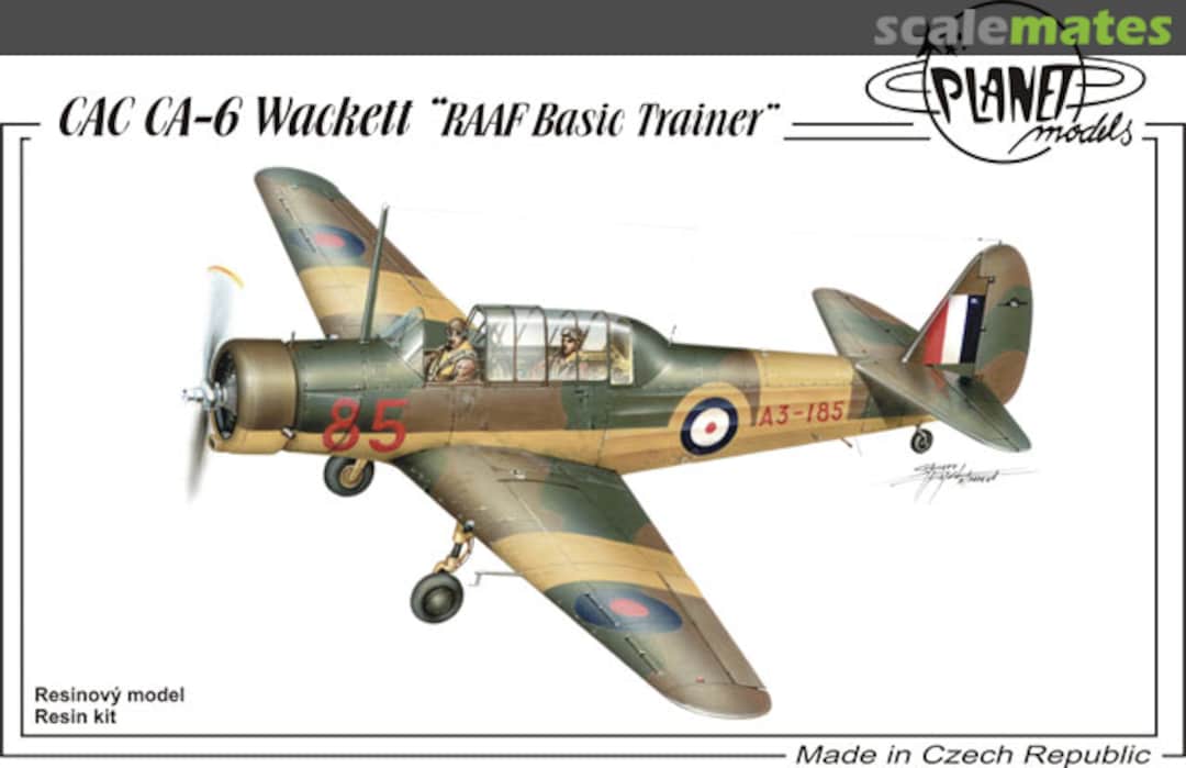 Boxart CAC CA-6 Wackett PLT148 Planet Models