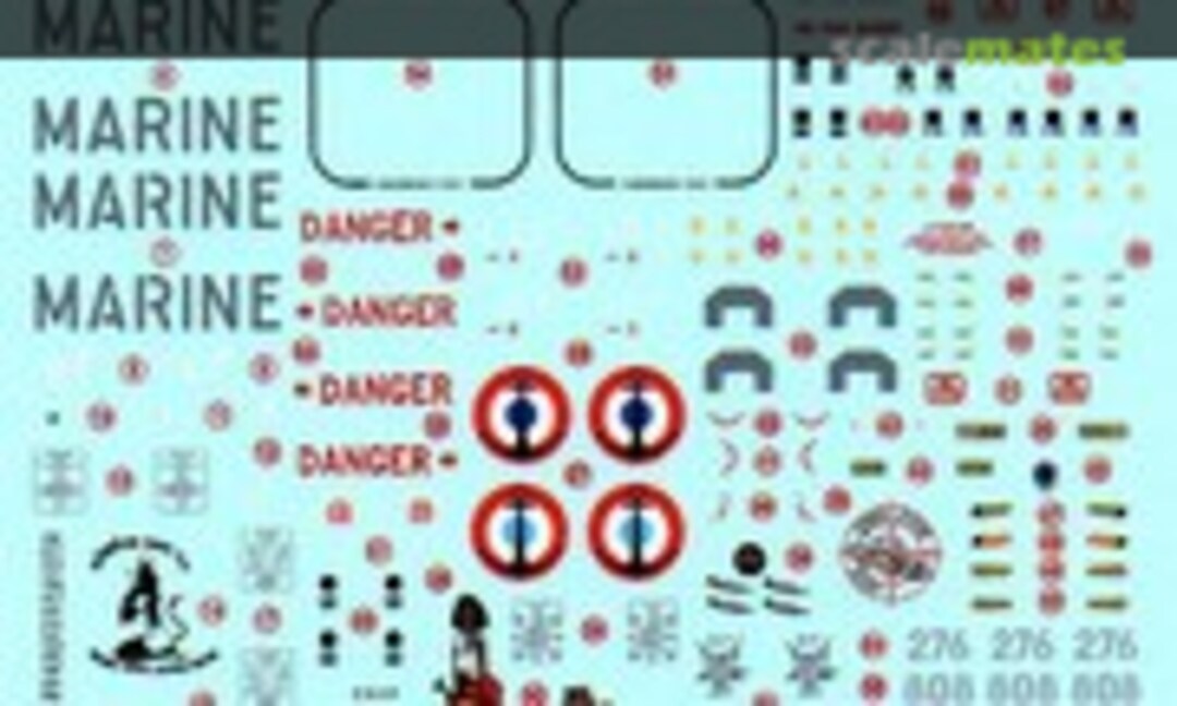 1:48 Westland WG-13 Lynx Mk 4 (French Navy) (Berna Decals BD 48-109) BD 48-109