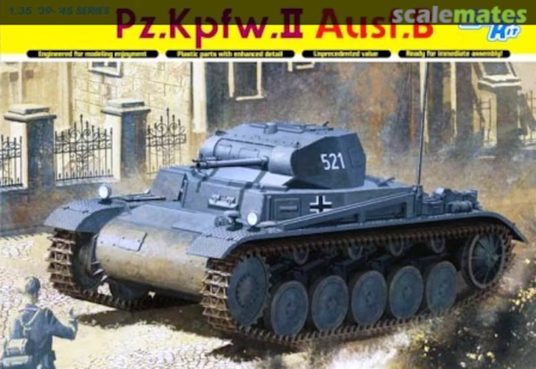 Boxart Pz.Kpfw.II Ausf.B 6572 Dragon Boxart Pz.Kpfw.II Ausf.B 6572 Dragon