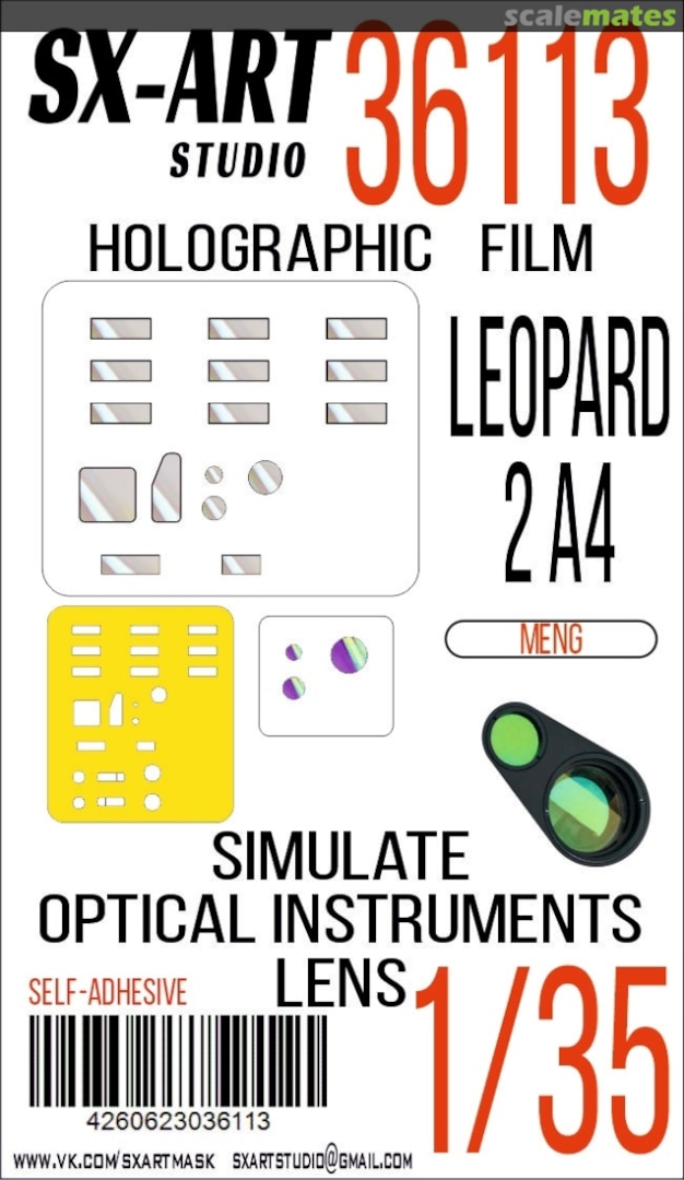 Boxart Leopard 2 A4 holographic film 36113 SX-Art Boxart Leopard 2 A4 holographic film 36113 SX-Art