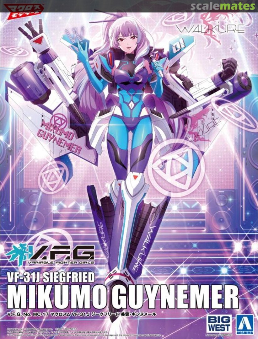 Boxart VF-31J Siegfried Mikumo Guynemer ACKS MC-17 Aoshima Boxart VF-31J Siegfried Mikumo Guynemer ACKS MC-17 Aoshima