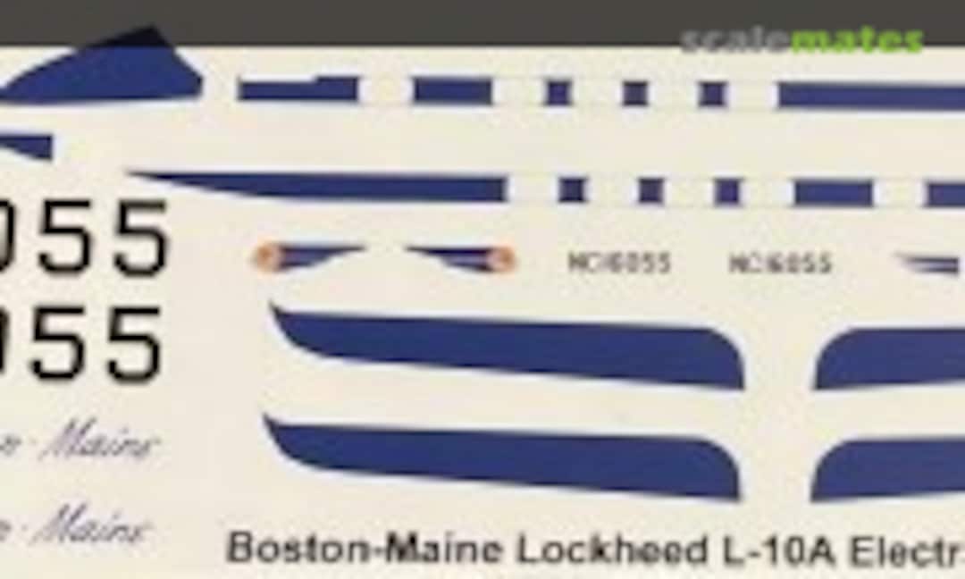 1:72 Boston Maine Lockheed L-10A Electra 1939 (Pointerdog Decals PD-L-10A Boston-Maine) PD-L-10A Boston-Maine