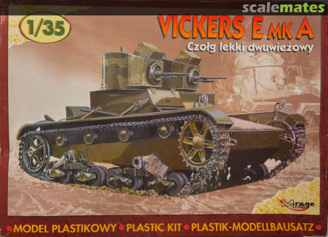 Boxart Vickers E MK A 35303 Mirage Hobby Boxart Vickers E MK A 35303 Mirage Hobby