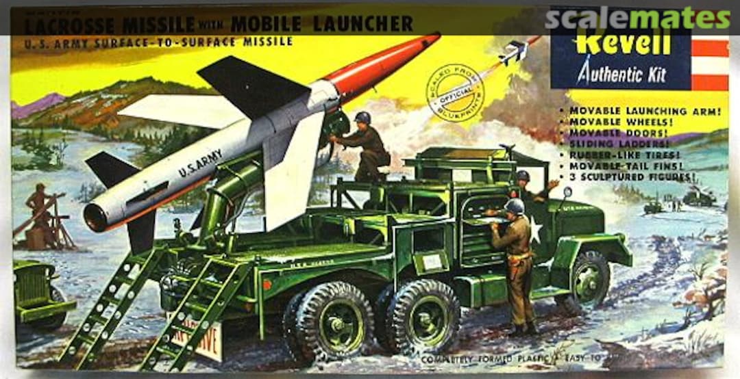 Boxart Lacrosse Missile with Mobile Launcher H1816-169 Revell Boxart Lacrosse Missile with Mobile Launcher H1816-169 Revell