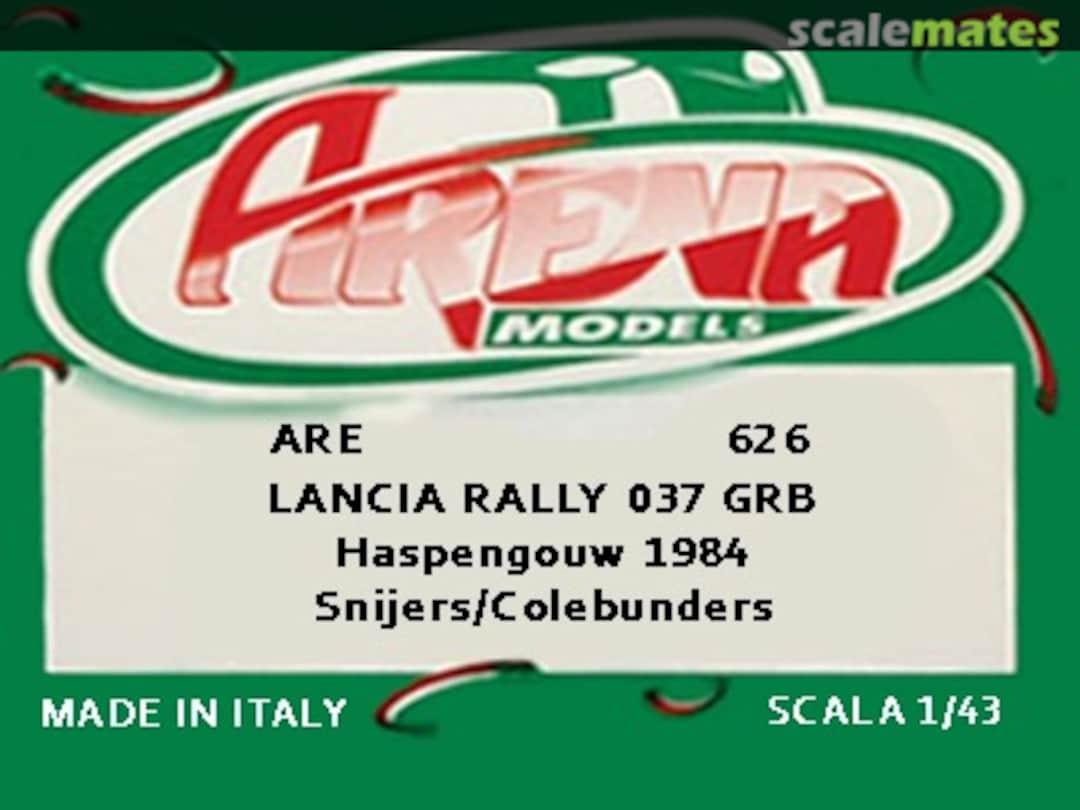 Boxart Lancia Rally 037 [TO Y88745] "BASTOS" ARE625 Arena Modelli