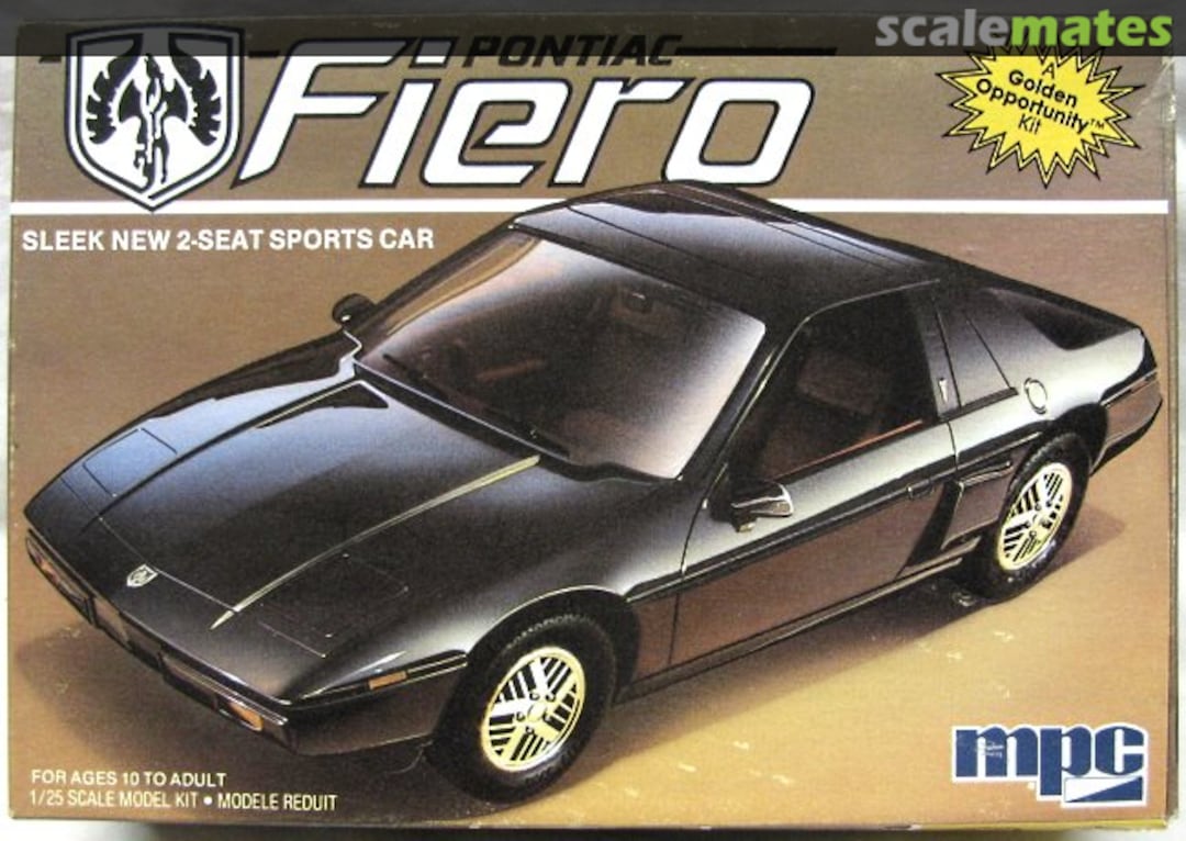 Boxart Pontiac Fiero 1-0715 MPC Boxart Pontiac Fiero 1-0715 MPC