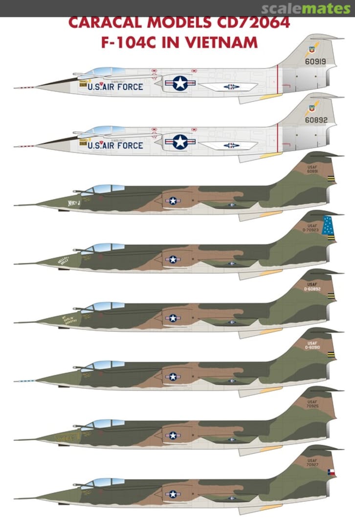 Boxart F-104C in Vietnam CD72064 Caracal Models Boxart F-104C in Vietnam CD72064 Caracal Models