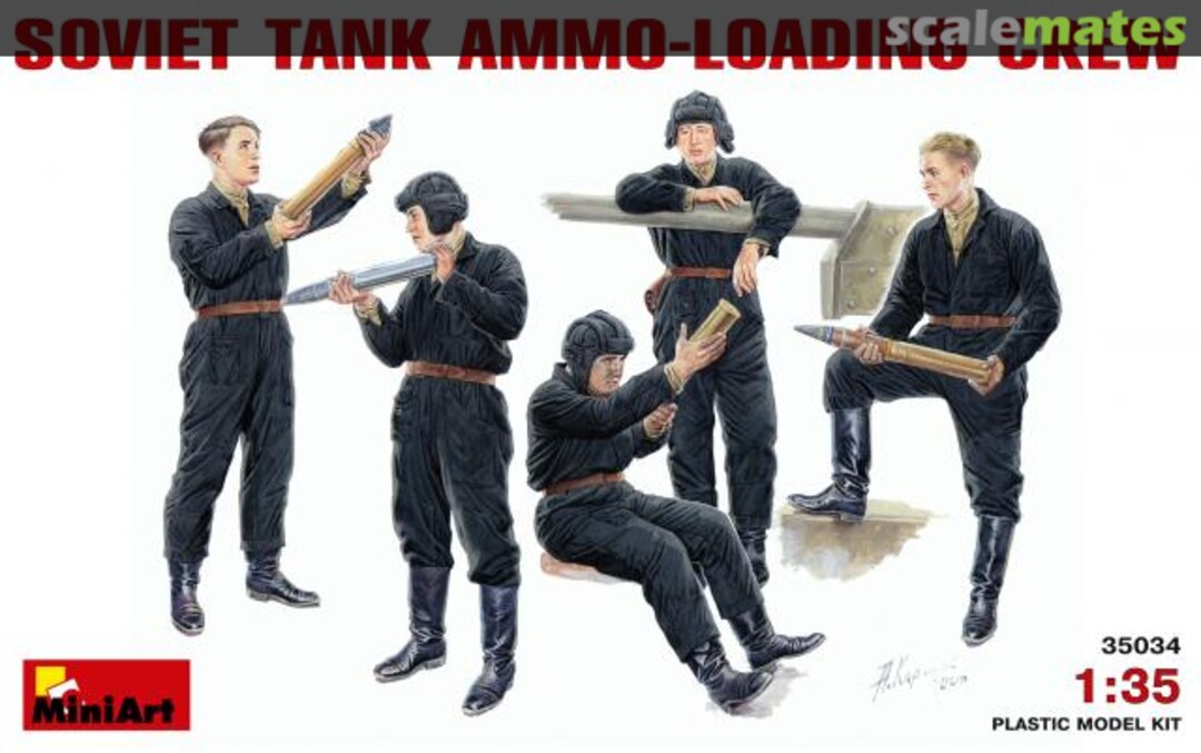 Boxart Tank Ammo-Loading Crew 35034 MiniArt Boxart Tank Ammo-Loading Crew 35034 MiniArt