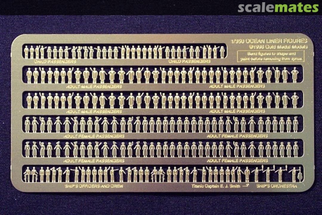 Boxart Ocean Liner Passengers (200+ Pcs.; Intended for Titanic & Lusitania) 350-16 Gold Medal Models Boxart Ocean Liner Passengers (200+ Pcs.; Intended for Titanic & Lusitania) 350-16 Gold Medal Models