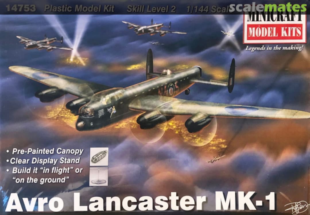 Boxart Avro Lancaster 14753 Minicraft Model Kits Boxart Avro Lancaster 14753 Minicraft Model Kits