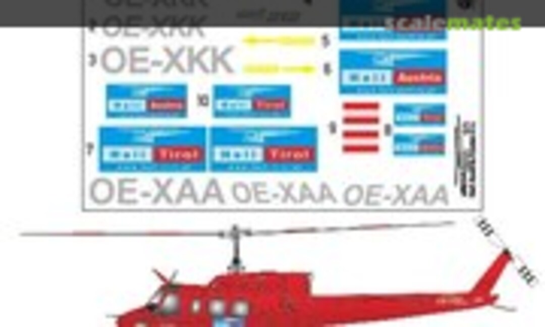 1:72 Agusta-Bell 212 (Brent-Air-Decals HZ 72404) HZ 72404
