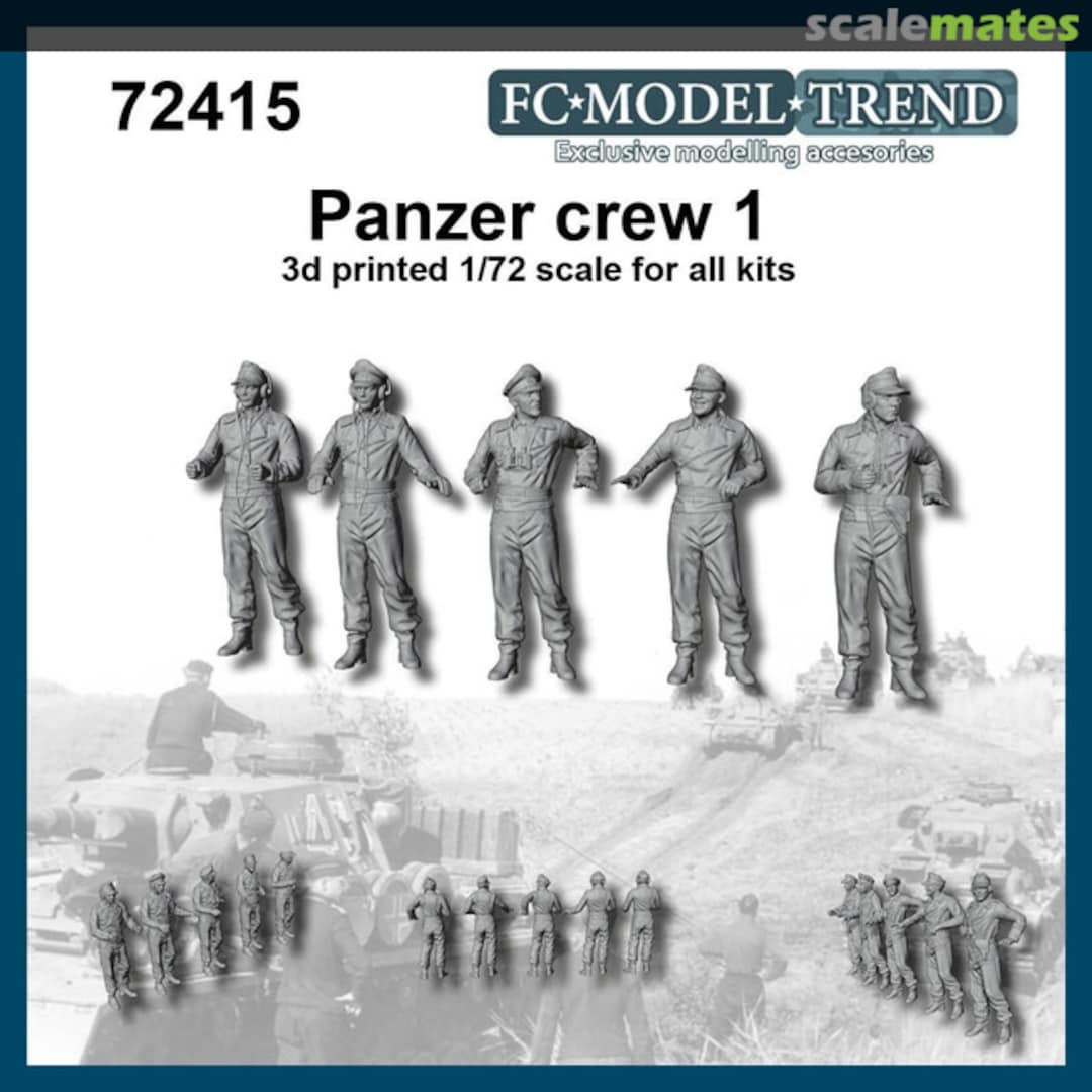 Boxart Panzer Crew 1 72415 FC Model Trend Boxart Panzer Crew 1 72415 FC Model Trend