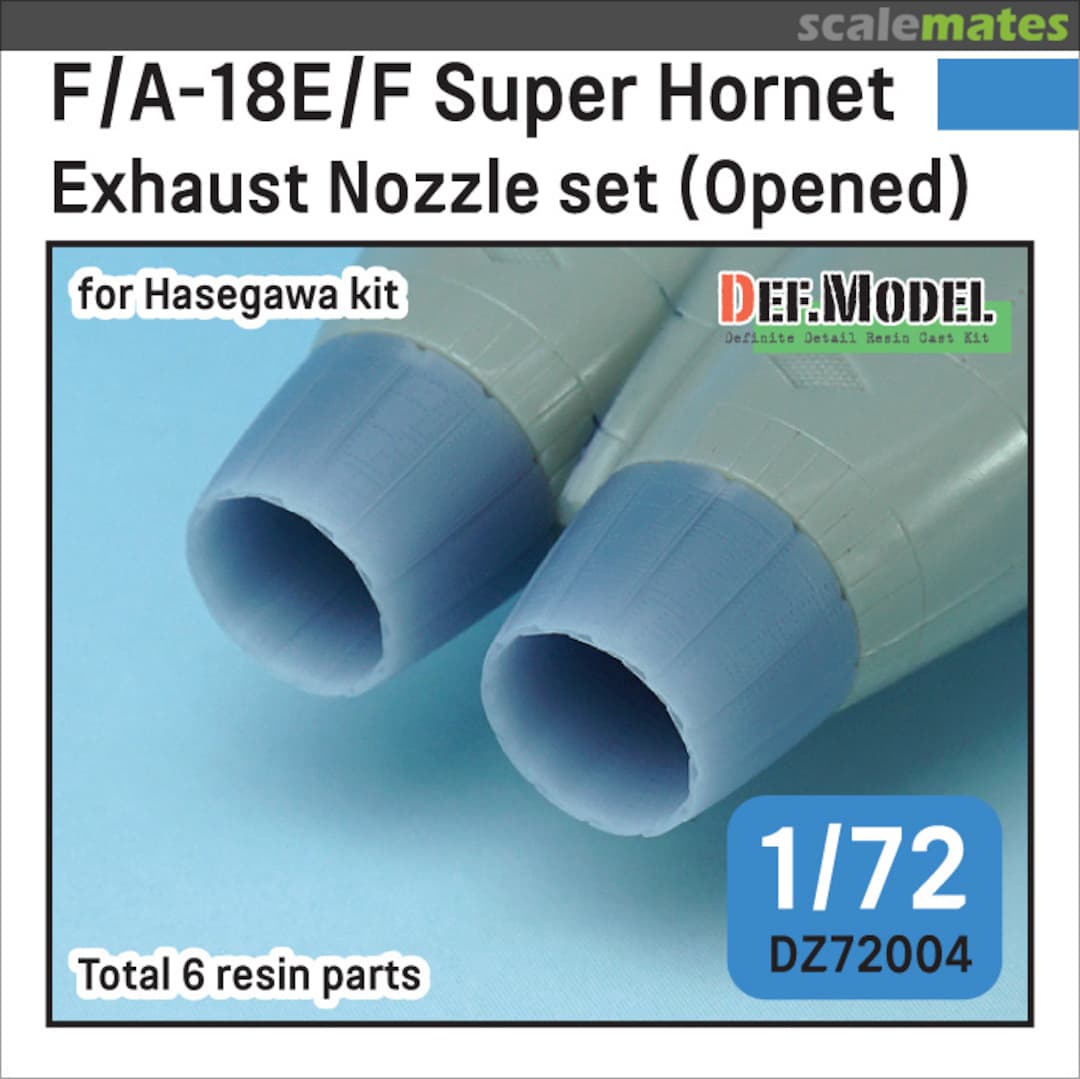 Boxart F/A-18E/F/G Super Hornet Exhaust Nozzle set - Opened DZ72004 Def.Model Boxart F/A-18E/F/G Super Hornet Exhaust Nozzle set - Opened DZ72004 Def.Model