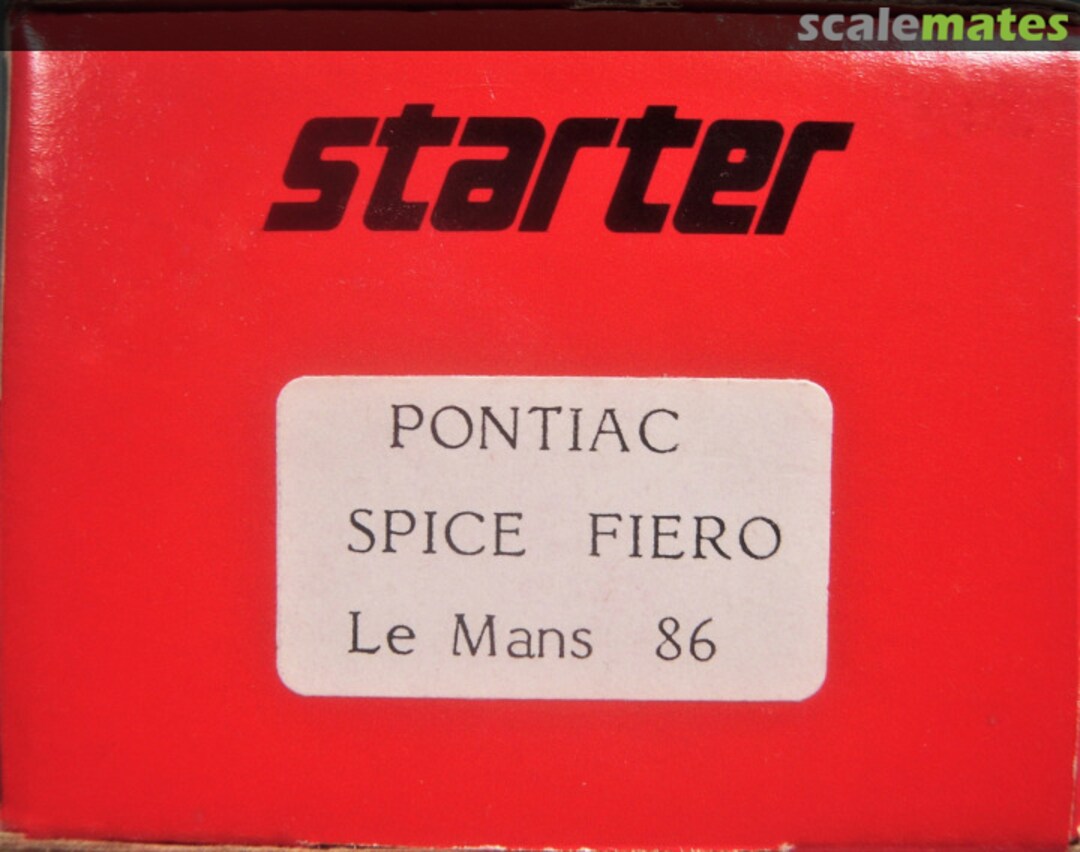 Boxart Pontiac Spice Fiero Starter Boxart Pontiac Spice Fiero Starter
