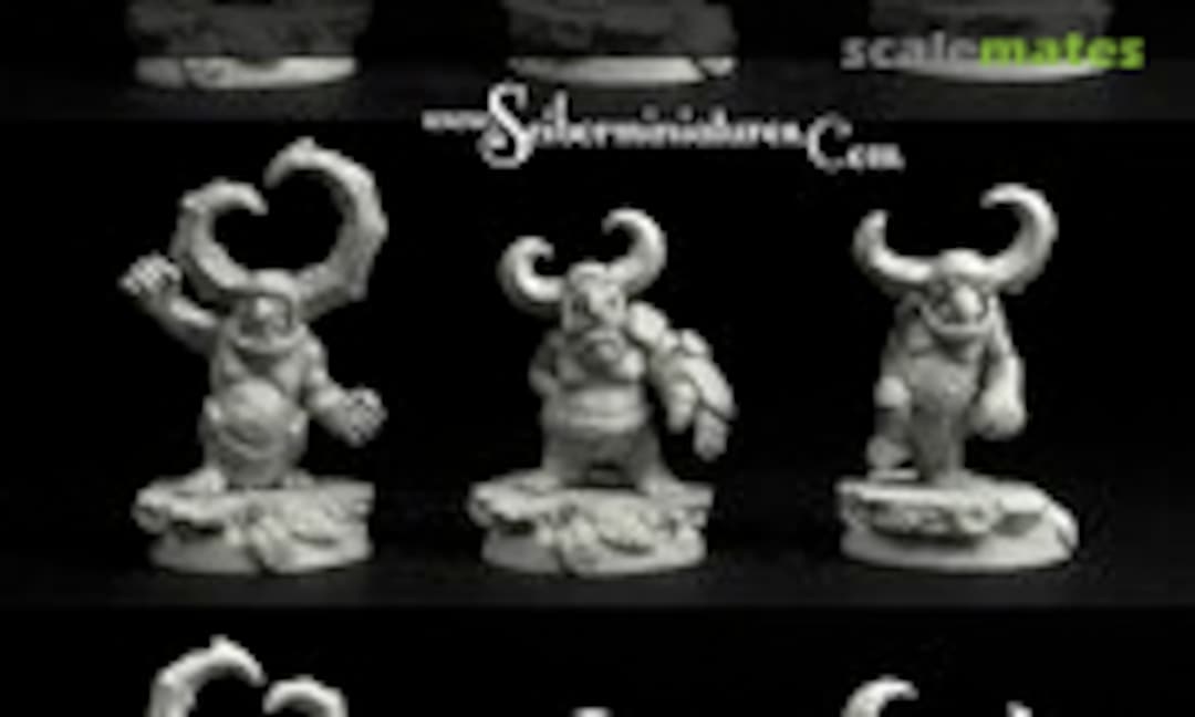 28mm Goblins Players 3 figures set 2 3 (Scibor Monsterous Miniatures 28OF0009) 28OF0009