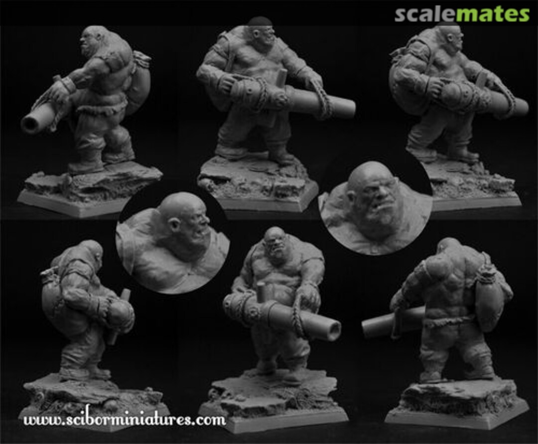 Boxart Ogre Gunner #2 OGSE0018 Scibor Monsterous Miniatures Boxart Ogre Gunner #2 OGSE0018 Scibor Monsterous Miniatures
