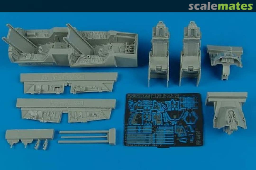 Boxart F-16D block 30 fighting Falcon cockpit set 4454 Aires Boxart F-16D block 30 fighting Falcon cockpit set 4454 Aires