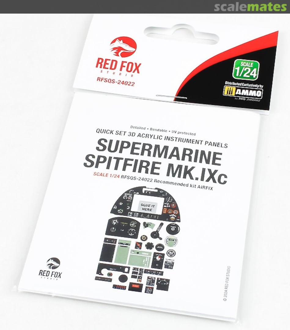 Boxart SUPERMARINE SPITFIRE MK.IXc RFSQS-24022 Red Fox Studio Boxart SUPERMARINE SPITFIRE MK.IXc RFSQS-24022 Red Fox Studio