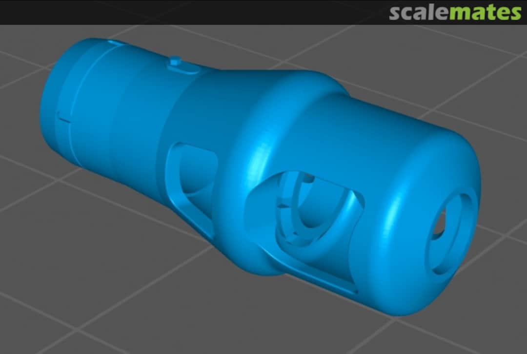 Boxart Muzzle brake for 8.8cm PaK 43 barrel - late 25041424 EMP3d Boxart Muzzle brake for 8.8cm PaK 43 barrel - late 25041424 EMP3d