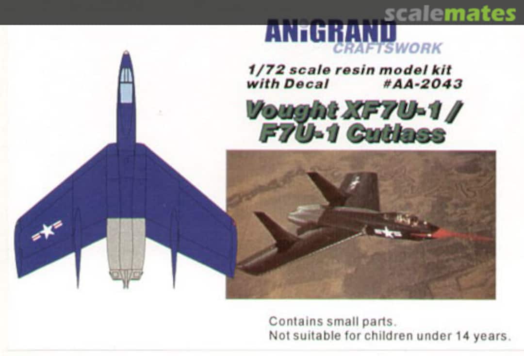 Boxart Vought XF7U-1 / F7U-1 Cutlass AA-2050 Anigrand Craftswork Boxart Vought XF7U-1 / F7U-1 Cutlass AA-2050 Anigrand Craftswork