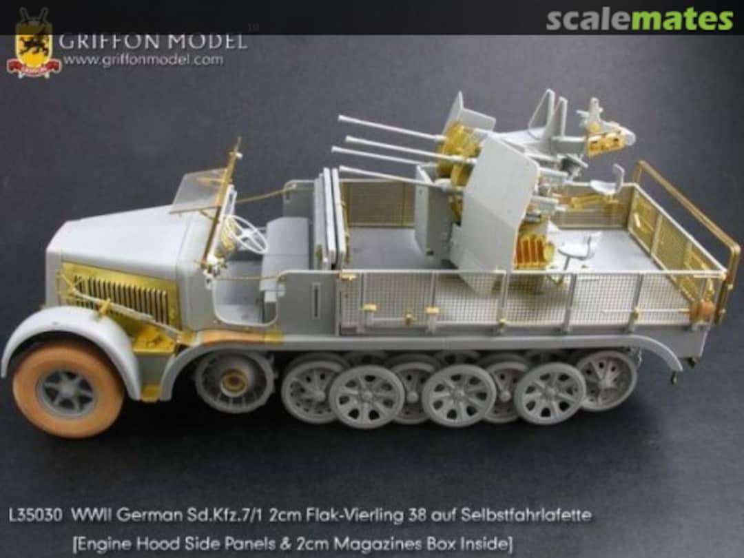 Boxart Sd.Kfz.7/1 2cm Flak-Vierling38 L35030 Griffon Model Boxart Sd.Kfz.7/1 2cm Flak-Vierling38 L35030 Griffon Model