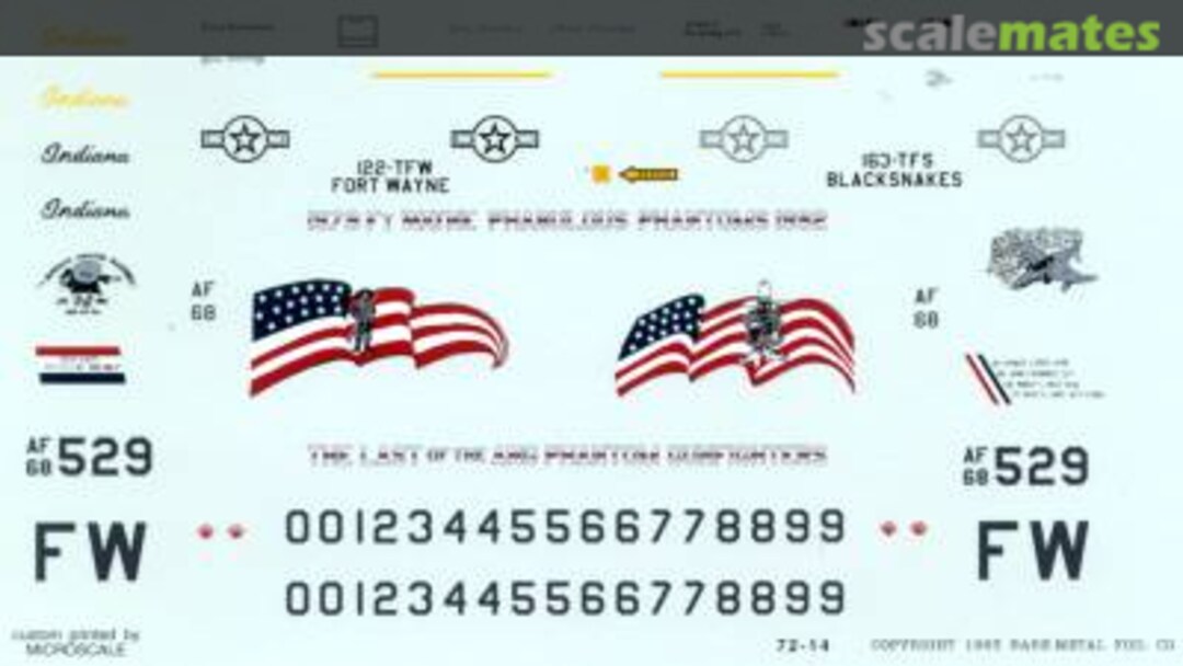 Boxart F-4E "Last of the Gunfighters" 72-14 Experts-Choice Decal Boxart F-4E "Last of the Gunfighters" 72-14 Experts-Choice Decal