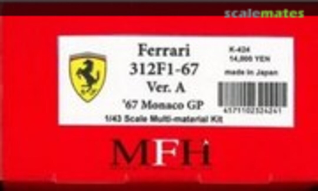 1:43 Ferrari 312F1 (Model Factory Hiro K-424)