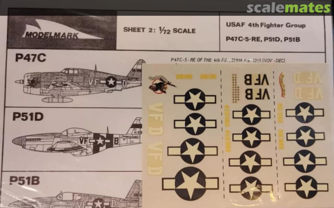 Boxart USAAF 4th Fighter Group 2 Modelmark Boxart USAAF 4th Fighter Group 2 Modelmark