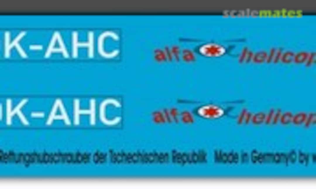 1:72 EC-135 Alfa Rescue Helicopter of the Thechish Republic (Peddinghaus-Decals EP 1825) EP 1825