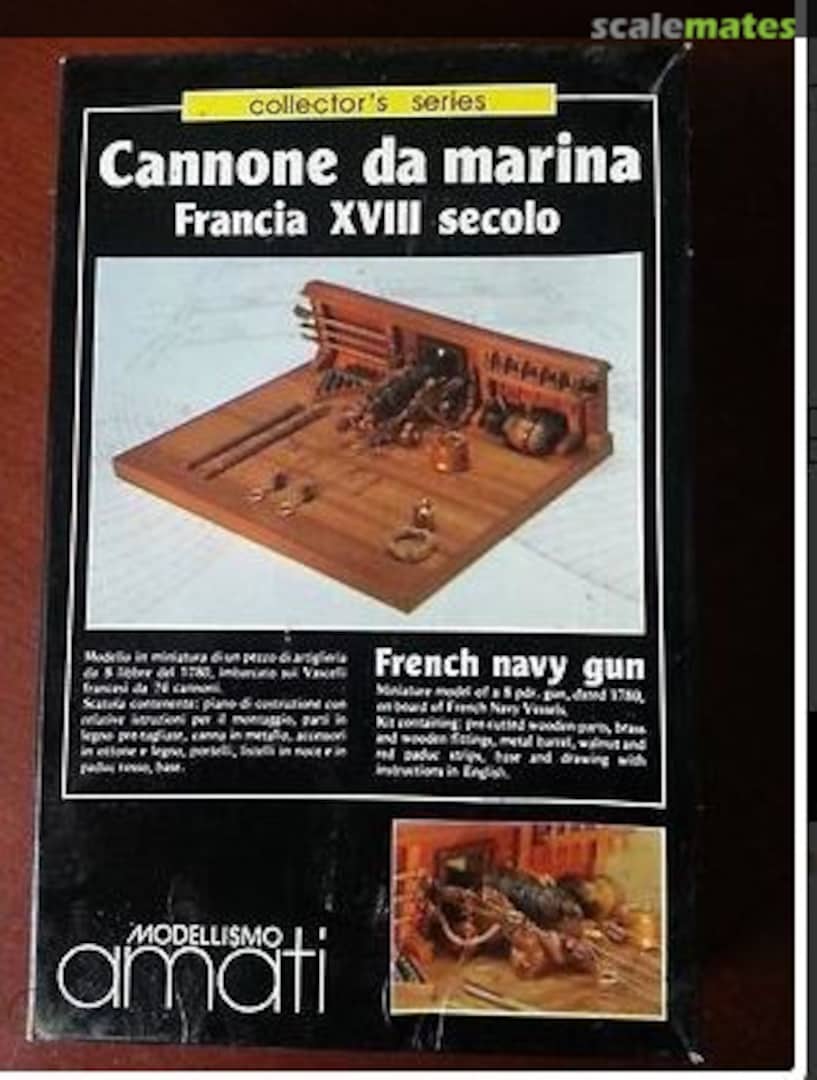 Boxart Cannone Navale Francese 1701 Amati Boxart Cannone Navale Francese 1701 Amati