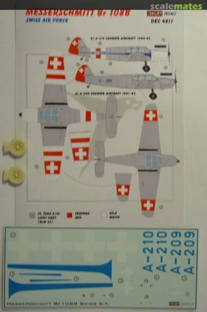 Boxart Messerschmitt Bf 108B DEC4811 Kora Models Boxart Messerschmitt Bf 108B DEC4811 Kora Models