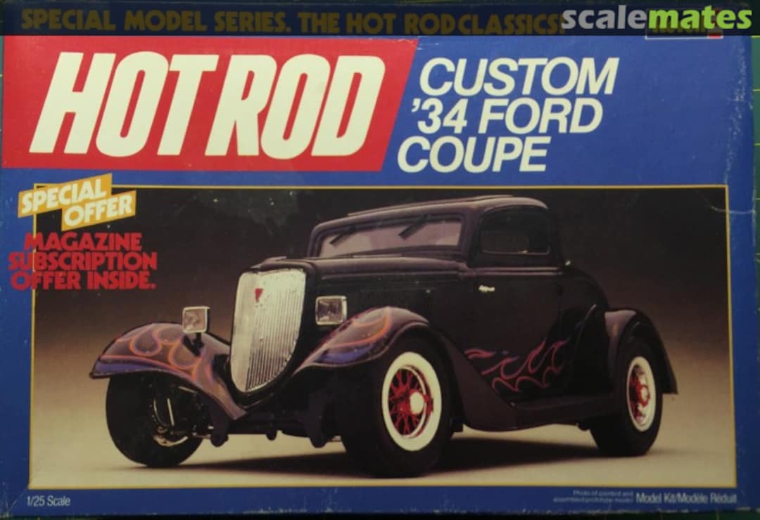 Boxart Custom '34 Ford Coupe 7127 Revell Boxart Custom '34 Ford Coupe 7127 Revell