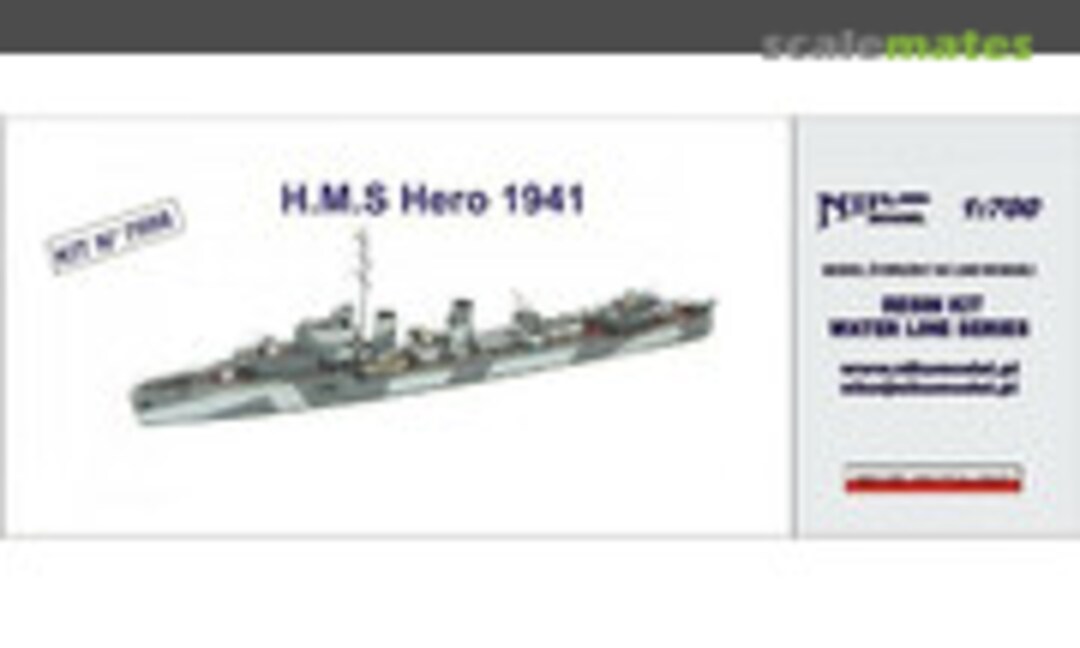 H.M.S Hero 1941 (Niko Model 7098)