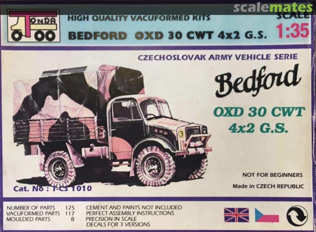 Boxart Bedford OXD 30 CWT 4x2 G.S. T-CS 1010 Tonda